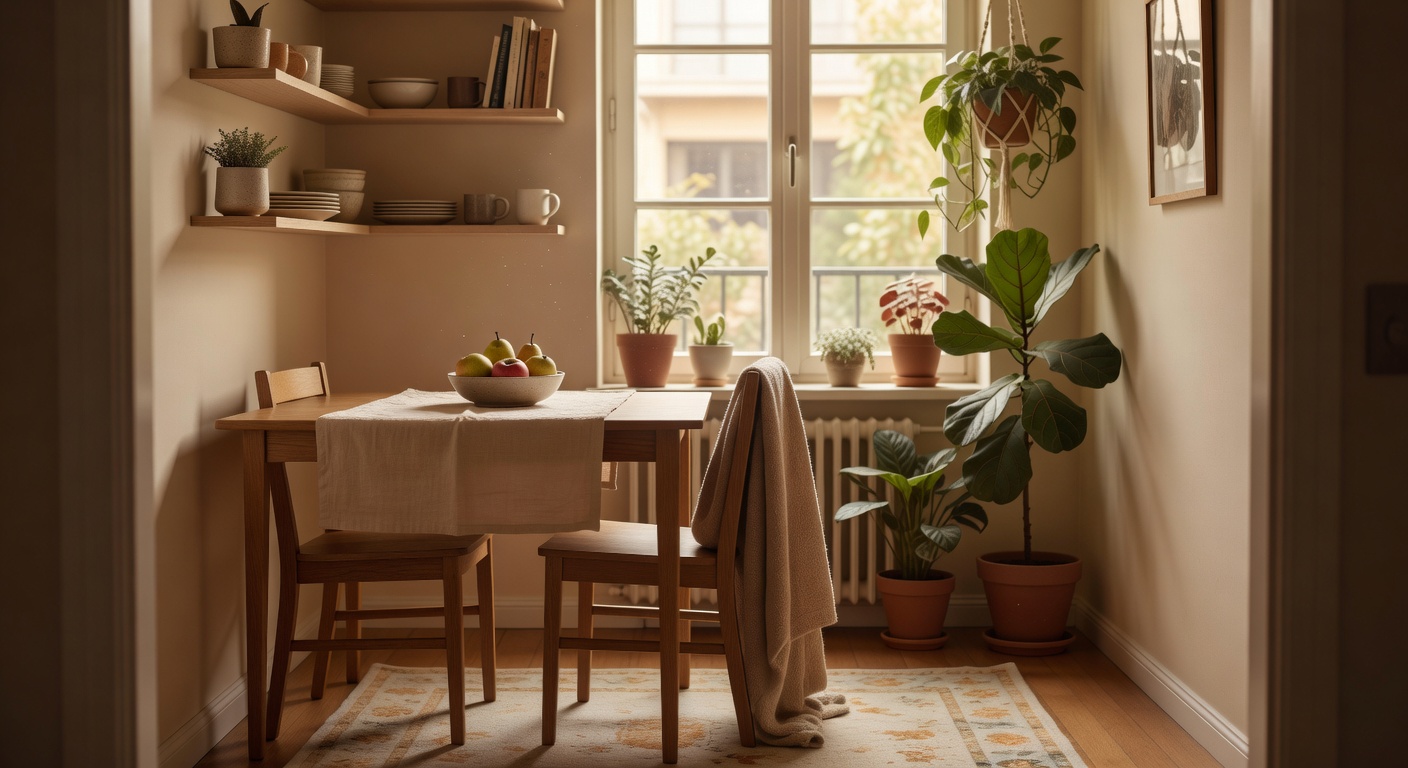 Jak urządzić jadalnię w małej przestrzeni?